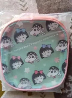 クレヨンしんちゃん ポーチ ミントグリーン