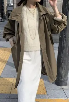 DouDou 【春まで着られる】オーバーモッズコート