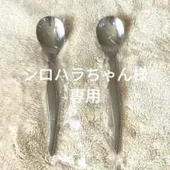 シロハラちゃん様専 新品★カレースプーン2本セットホテル仕様18-8ステンレス