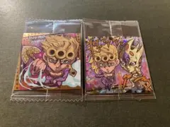 ⑫ ジョジョの奇妙な冒険 シール ウエハース　ジョルノ・ジョバァーナ 2枚