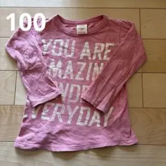 DENIM DUNGAREE ピンク Tシャツ 100cmのサムネイル