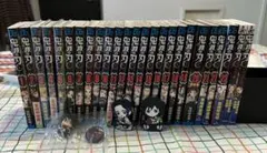 鬼滅の刃全巻1〜23巻　小説2冊　キーホルダー　フィギュア小　20巻絵葉書付き