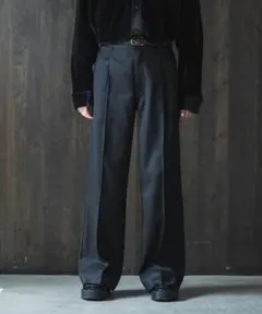 【Casper John】イミテーションウールツィードストレートスラックス Sのサムネイル