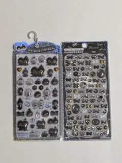 うるちゅるポップシール　モンチッチ　ジュエルプチドロップ　ステッカー リボン