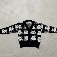 aimohaKIDS クマ柄カーディガン 80