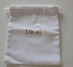 【新品】Dior ホワイト ミニ巾着　非売品
