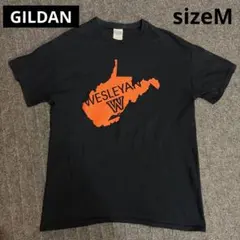 GILDAN WESLEYAN プリントTシャツ ブラック Mサイズのサムネイル