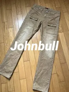 ジョンブル JOHN BULLブッシュパンツ　ベージュ ユーズド加工 【希少】