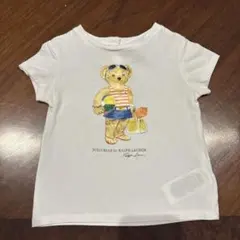 ラルフローレン　ポロベア　Tシャツ　80 12m 白