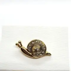P6) カタツムリ　ピンブローチ　ヴィンテージ