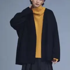 N.O.R.C ノーク　ミドル丈リバーコート　ブラック