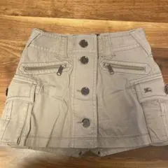 【美品】BURBERRY BLUE LABEL デニムミニスカート