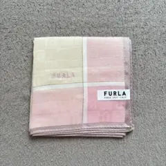 ［新品］フルラ FURLA ハンカチ ピンク ベージュのサムネイル