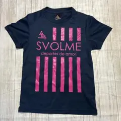 SVOLME ネイビー シャツ スポーツウェア