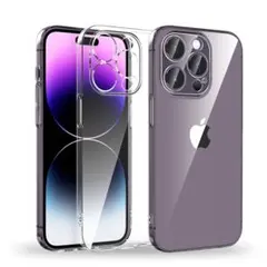 全透明 iPhone 14 Pro 用 ケース クリア 6.1インチ 米軍