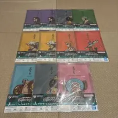 一番くじ　ワンピース クリアファイル&ラバーマスコット セット他