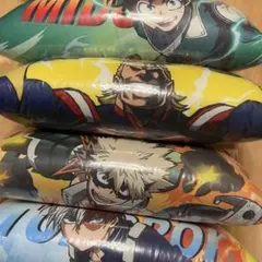 僕のヒーローアカデミア クッション 4点セット（緑谷出久・爆豪勝己・轟焦凍）