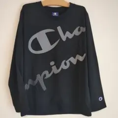 Champion 長袖カットソー 黒ブラック140㌢