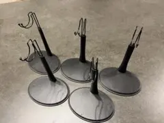 フィギュアスタンド ブラック 5個セット