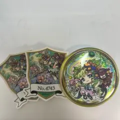 モンスト　ユグドラシル　缶バッジ　ステッカーのサムネイル