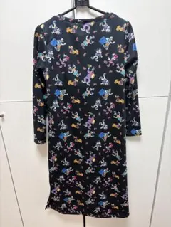 Disney柄 長袖ひざ丈ワンピースパジャマ