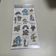 【正規品】大人の図鑑シール モンスターズ編 モンスターズインク