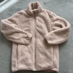 UNIQLO ユニクロ　ファーフリースフルジップジャケット　S オフホワイト