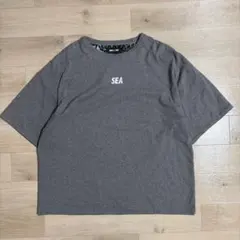 WIND AND SEA ウィンダンシー リバーシブルTシャツ グレー