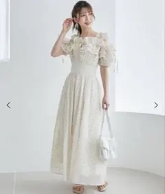 マジェスティックレゴン ミルフィーユフリルコルセットワンピース ドット Mのサムネイル