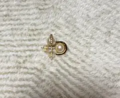 ヒロタカ　BELUGA アコヤパール ダイヤモンド ピアス M サイズ