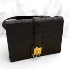 【バリー】BALLY キルティング レザー バッグ　保管袋付き