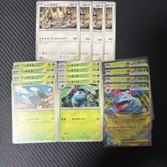 フシギダネ　フシギソウ　フシギバナ　レジギガス　進化ライン　デッキパーツ　各4枚