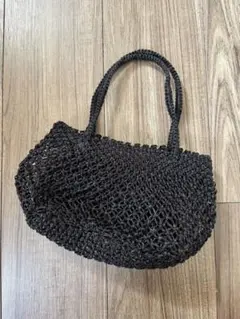 【The Bagmati】ザ バグマティ ブラック かごバッグ メッシュ編み