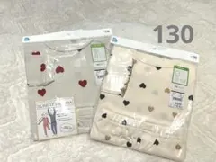 新品♡ハート柄　パジャマ　２点セット　130
