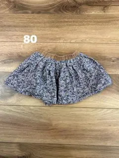 Little s.t by s.t.closet 花柄スカート80 秋冬