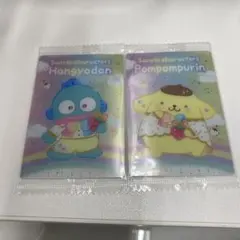 《新品》サンリオキャラクターズ　ウエハース10 メタリックプラカード2枚セット