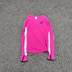 00s NIKE pink ロンt archive シティボーイ　y2k