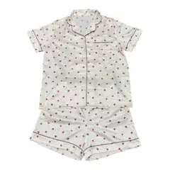 GU ジーユー　スイカとハートのサテンパジャマ　500〜