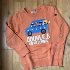 DOUBLE.B 　プリント トレーナー 110