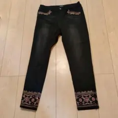 『デシグアル』ダメージスリムフィットデニムパンツレディースEURサイズ34