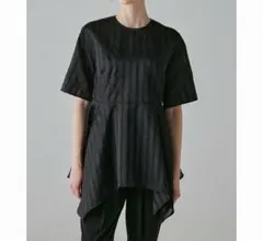 ADORE 23AW オーガンザストライプブラウス プルオーバー 黒 38のサムネイル