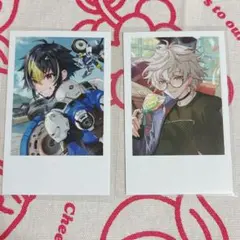 にじさんじ ランダムチェキ風カード 叢雲カゲツ＆伊波ライ