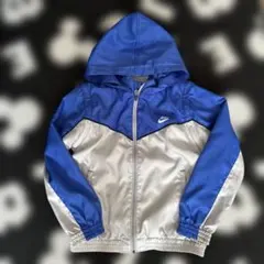 Nike フード付きジャケット 青/銀