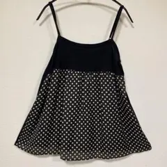 期間限定値下げー㉘found fles黒いフレアキャミソールのサムネイル