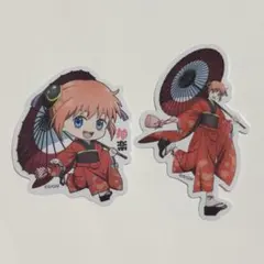 銀魂 緋 神楽 ステッカー 2点セット