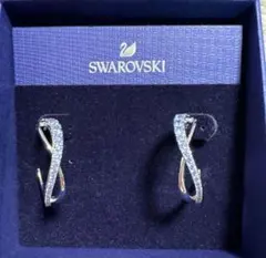 スワロフスキー Swarovski ブルー　ピアス