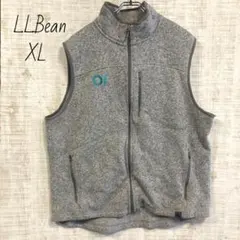 エルエルビーン　L.L.Bean ベスト　刺繍　半袖　XL 企業刺繍　グレーのサムネイル