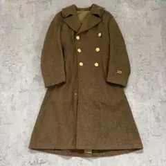 80s【US ARMY】アメリカ軍（34）ミリタリーウールコート＊オーバーコート