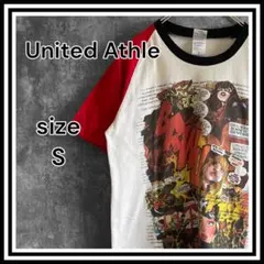 【United Athle】コミックプリント Tシャツ S