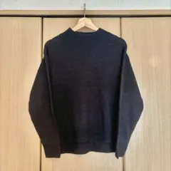 【マックハウス】ハイネック ニット 黒のサムネイル